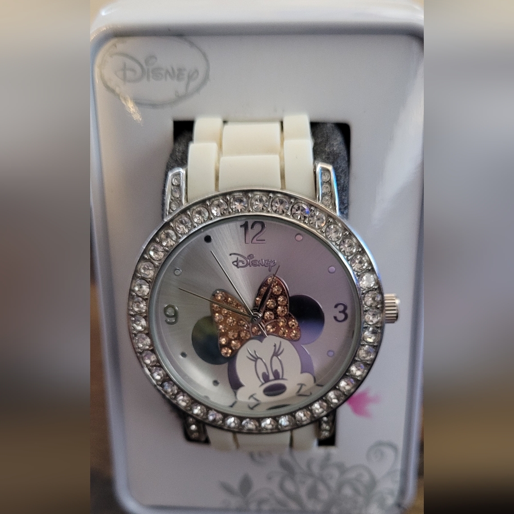 Disney Minnie Mouse Watch with Rhinestones